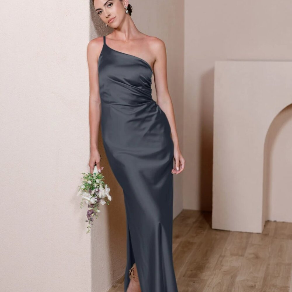 Jade Satin - Revelry Bridesmaid Dress